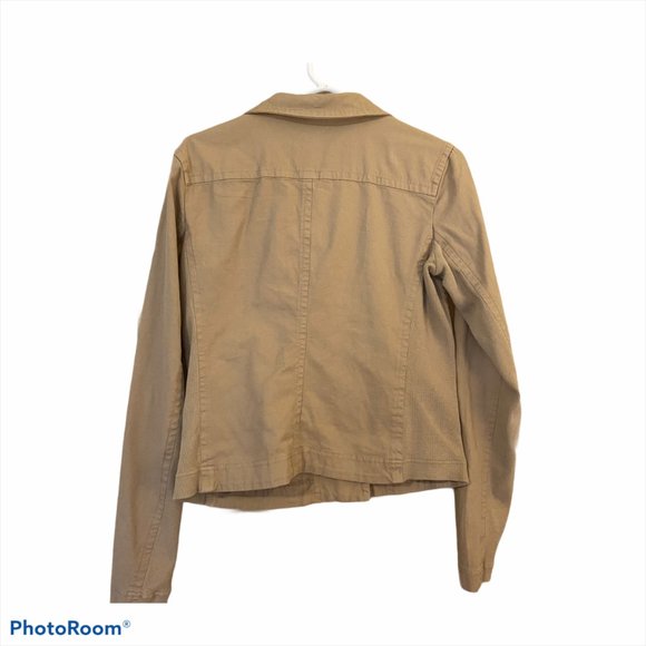 Standard James Perse Khaki Canvas Jacket Size 3 - Picture 3 of 5